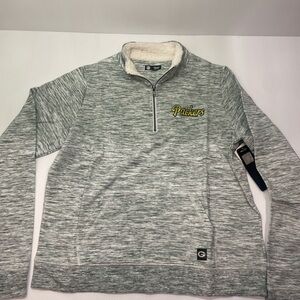 Womens Green Bay Packers 1/4 Zip Sweatshirt New With Tags Multiple Sizes